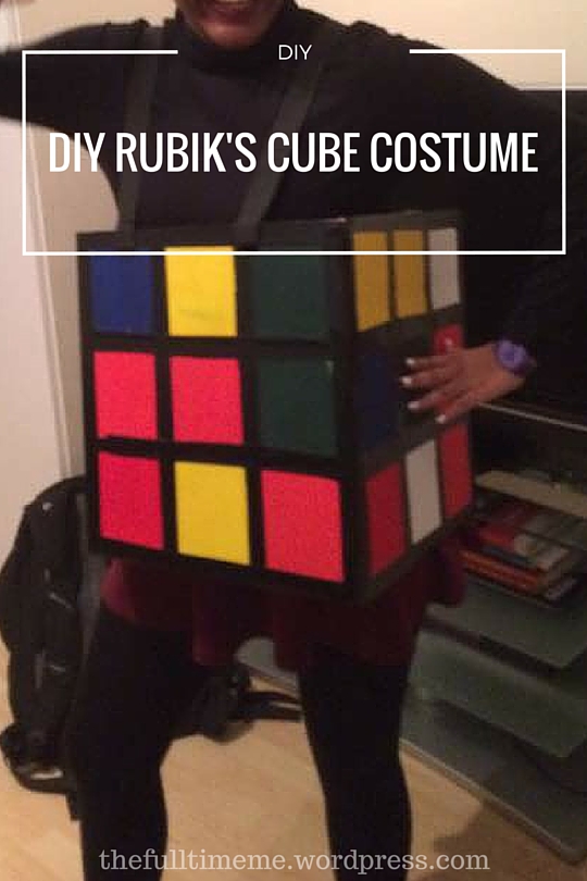 DIY RUBIK'S CUBE COSTUME